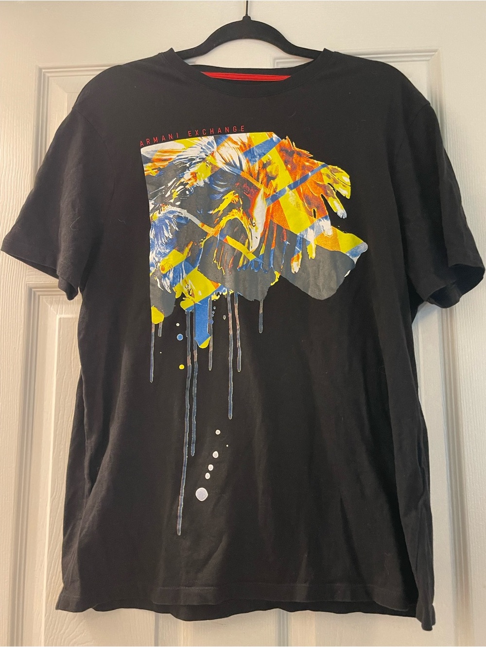 Armani Exchange A|X Abstract Eagle Graphic T-Shirt Black XL